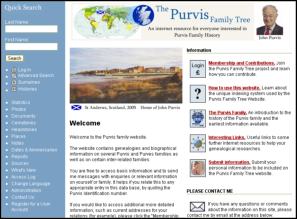 Visit the Purvis Family Tree website